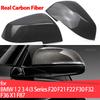 F20 F21 F22 F30 Real Carbon Fiber Side Door Rearview Side Mirror Cover Cap Styling for BMW 1 2 3 4 3 Series F32 F36 X1 F87