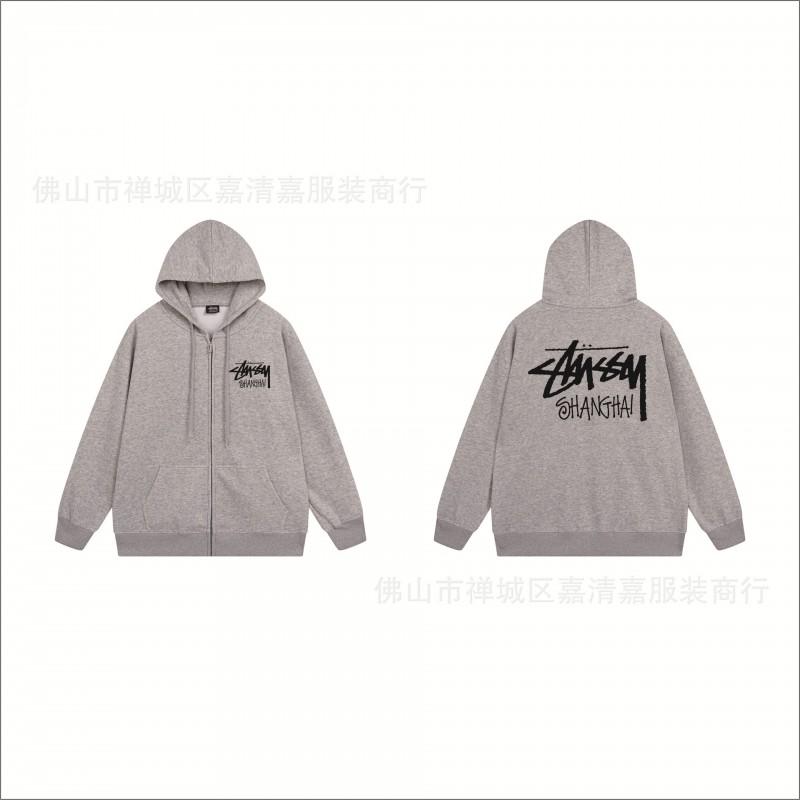 Mens Oversized Zip-Up Hooded Sweatshirt Casual Streetwear Cotton Pullover Fall