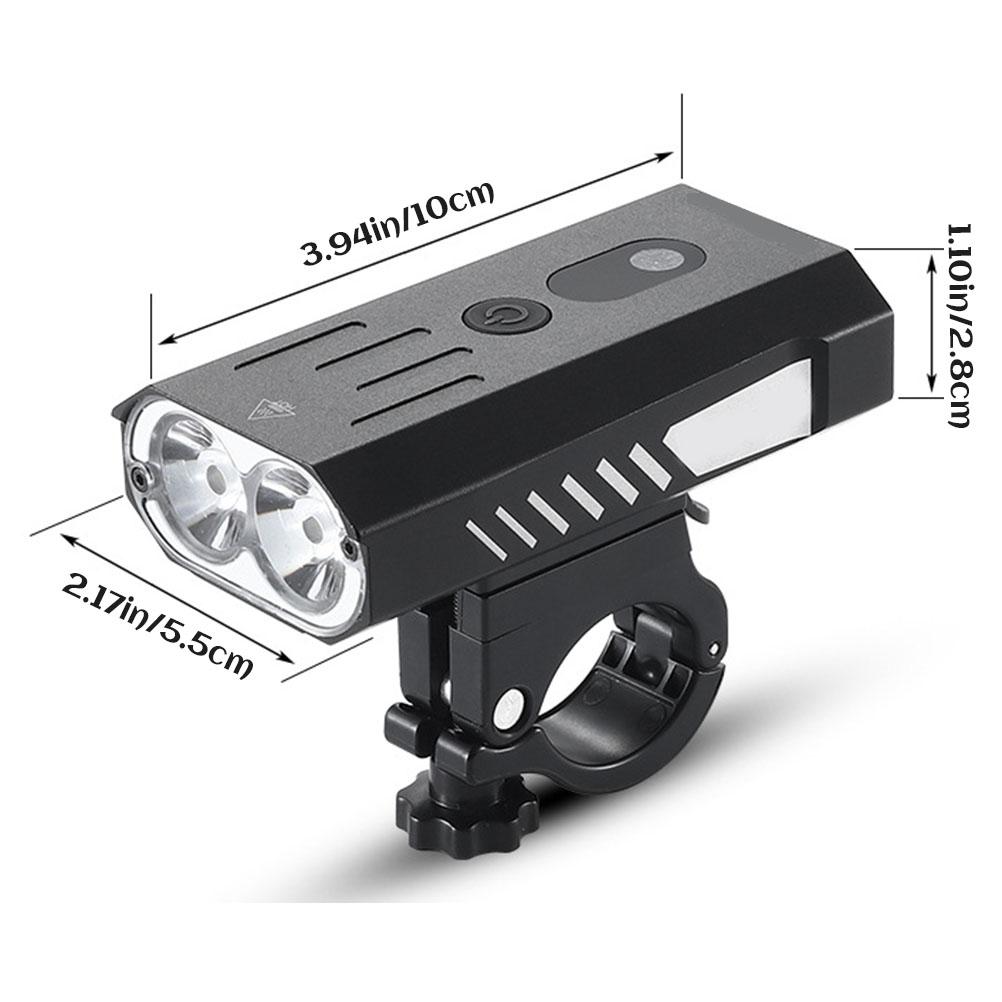 Super Bright Bike Front Light 800lm Rechargeable Auto Sensing Bike Headlight with 5 Light Modes for Cycling Hiking