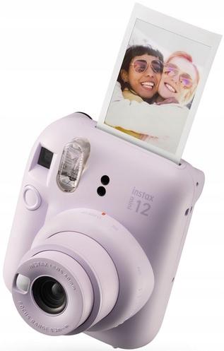 Aparat Fujifilm Instax Mini 12 Fiolet + Wkład Biała Ramka