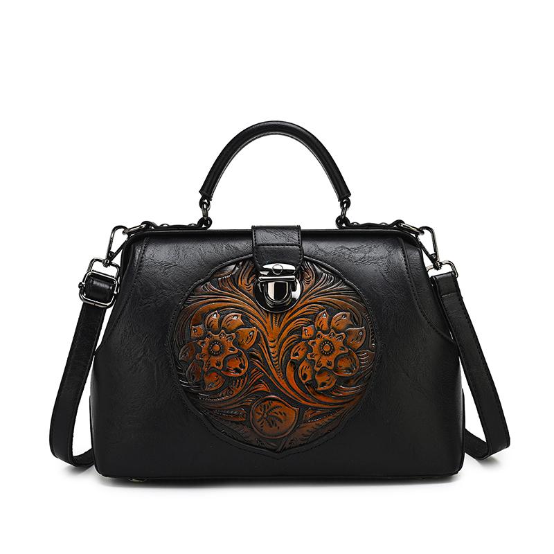 2026 Vintage Luxury Embossed Women's Tote Bags Designer Top Quality Soft Leather Women Shoulder Bag Female Crossbody Handbags