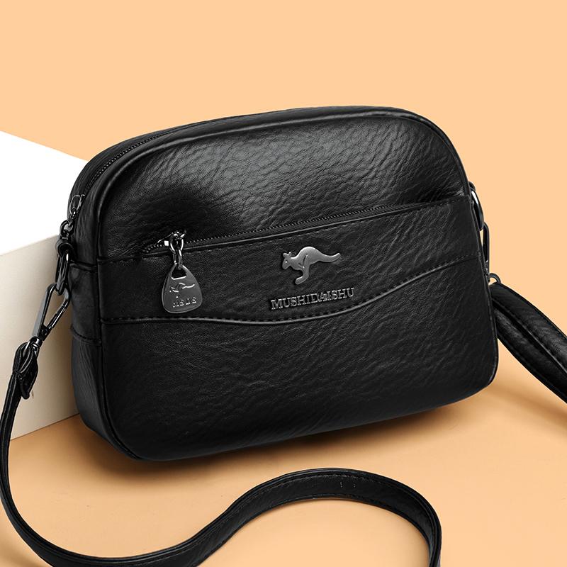 Soft Pu Leather Women Shoulder CrossBody Bags Designer Ladies Messenger Bag Light Luxury Female Purses and Handbags