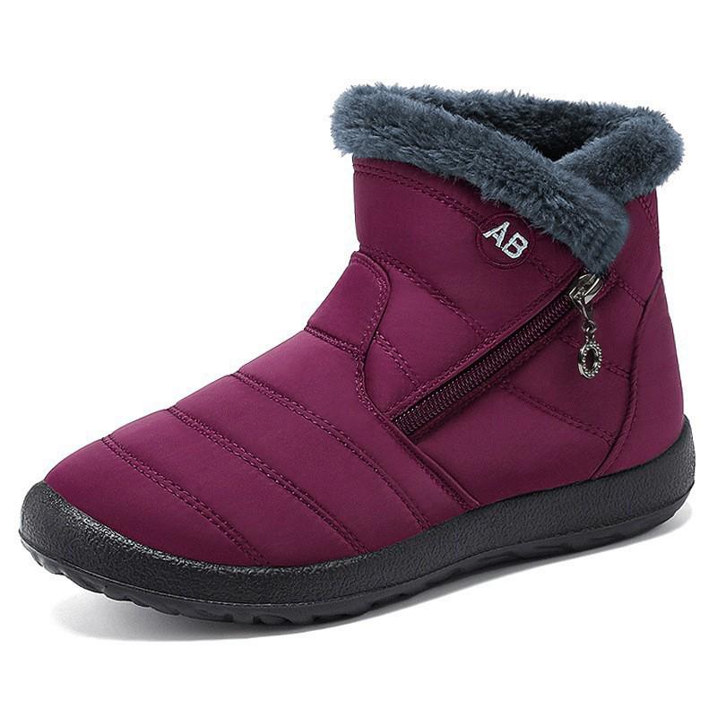 Unisex Winter Plus Velvet Warm Cotton Snow Boots - Polyurethane Long Boots, Available in Plus Sizes