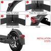 Rear Mudguard Set for Xiaomi M365 Pro 2 Mi3 Electric Scooter Fender Brake Taillight With Gap Cover Pad Reinforced Holder Set