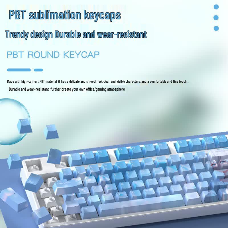 OLOEY 104-Key Wired Gaming Mechanical Keyboard