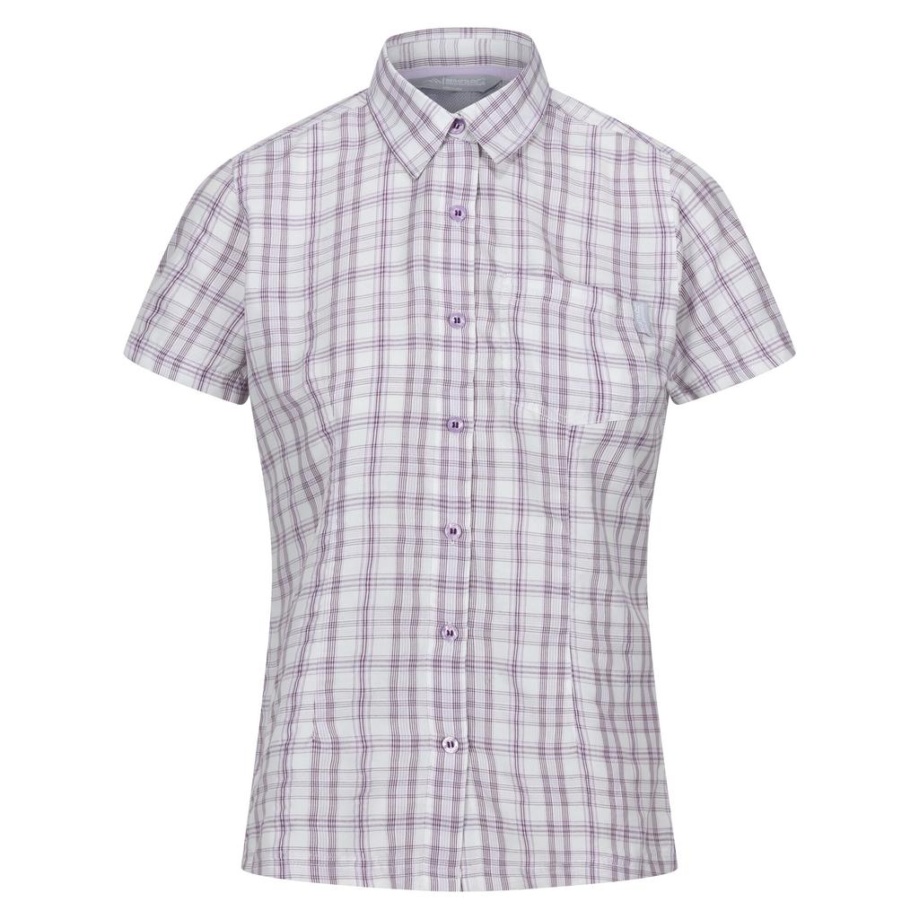 Regatta Womens/Ladies Mindano VIII Checked Short-Sleeved Shirt
