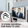 2pcs home Universal TV Large Stand Easy to Install TV Replacement Legs Anti-slip rubber pad and anti-falling nut for Most TVs