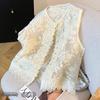 2026 Summer Women's Chinese Embroidered Beaded Vest Shawl Jacket