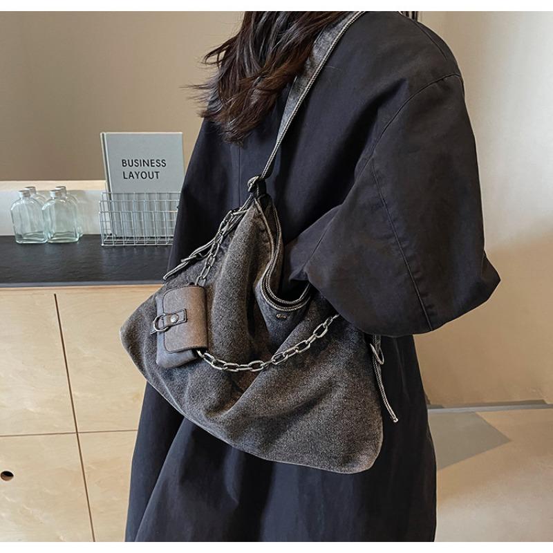 Shoulder Bag Large Capacity Crossbody Large Bag 2025 New Commuter Handheld Tote Tote Bag