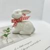 Kreatives Keramik-Kaninchen-Ornament für die Heimdekoration - Ideal für Wohnzimmer, Eingangsbereich oder Weinschrank.