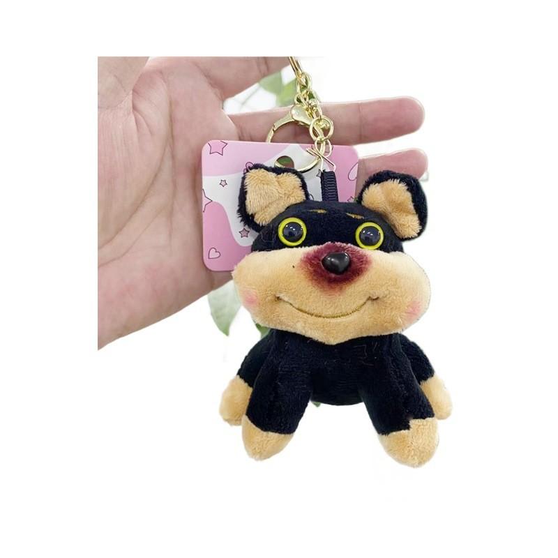 Cute Plush Bee Bag Charm Keychain Soft And Fluffy Adorable Gift For Girls Kids And