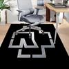 1pc Fire Metal Energy Carpet for Playroom Bedroom Living Room Sofa Home Decor,kids Game Area Rug Non-slip Floor Mat Y730163
