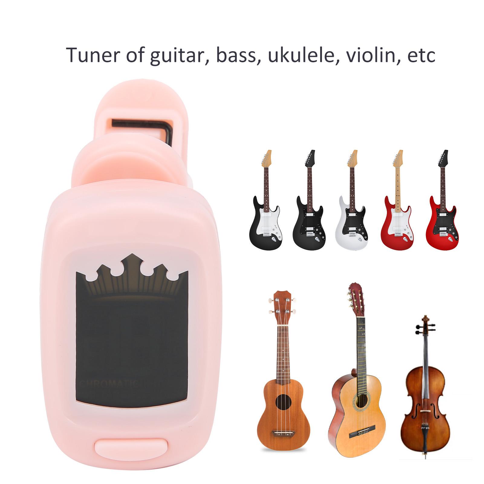 

Клип на тюнер, народная гитара, бас-скрипка, гавайская гитара, высокочувствительный звукосниматель, аксессуары для инструментов