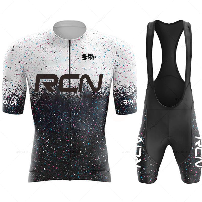 Ropa De Ciclismo 2025 RCN Neuankunft Sommer Herren Kurzarm Radtrikot Triathlon Team MTB Mountain Race Radbekleidung