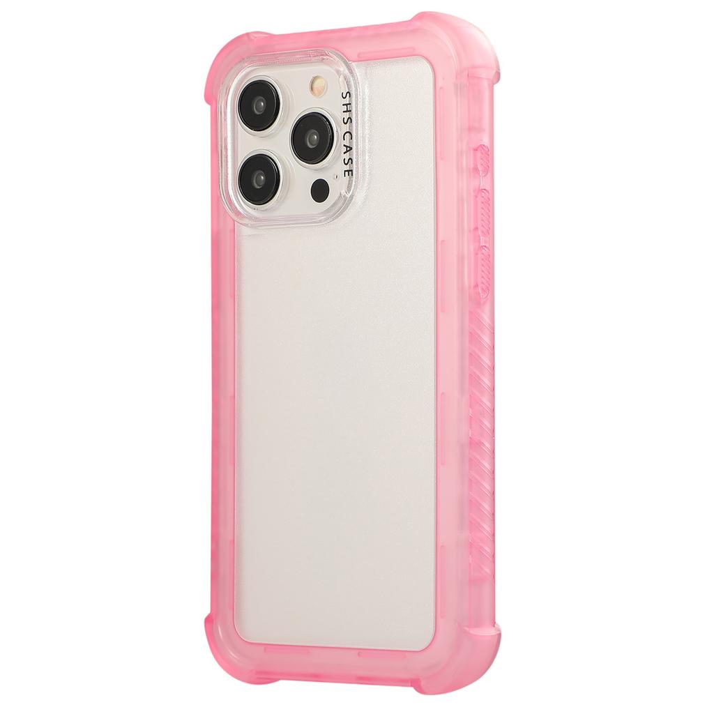 For iPhone 15 Pro Case Non-Slip Side Edge TPU+PC Matte Phone Cover