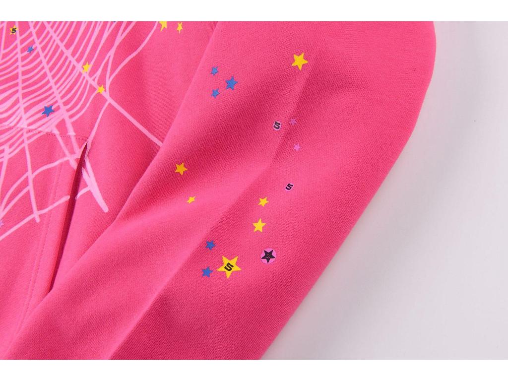 21SS Unisex Pink Kanye Hip Hop Hoodie & Sweatpants Set