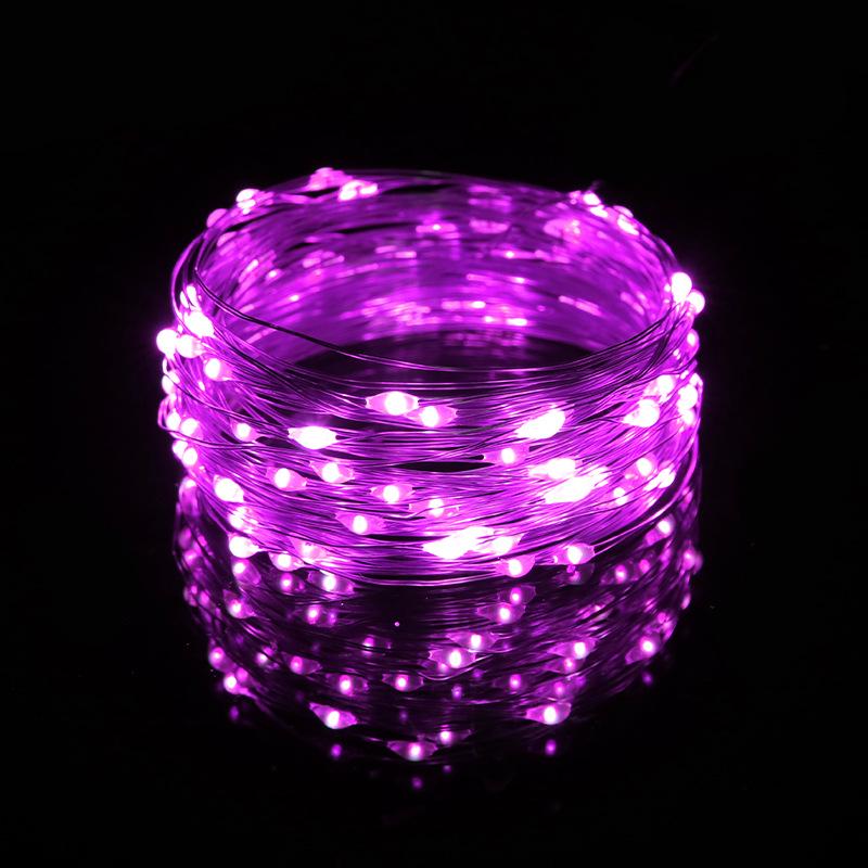 LED Copper Wire Light String with Wave Ball for Indoor Decoration and Gifts