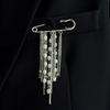 SHIXIN Fashion Irregular Tassel Chain Brooch For Women New Design Multi-Functional Pants Chain Charm Versatile Accessory Jewelry