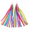 Rainbow Tassel Child Bike 30CM Bicycle Ribbon Bike Streamer Scooter Ribbon Bicycle Handlebar