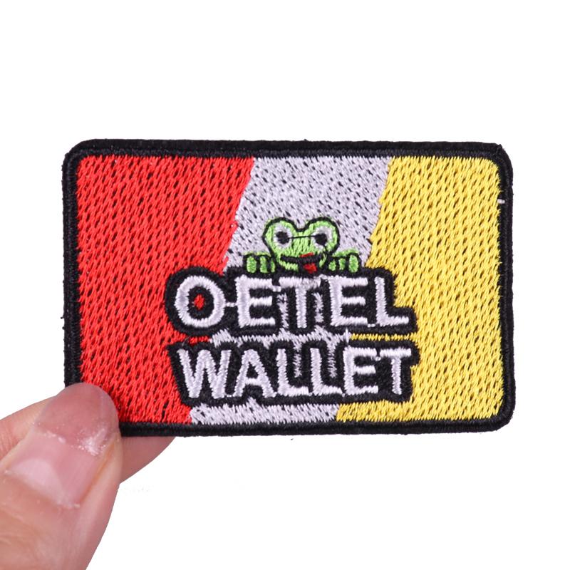 DIY-Aufnäher Niederlande Oeteldonk-Emblem Gestickte Aufnäher für Kleidung Niederländischer Karnevals-Aufnäher Aufbügel-Aufnäher für Kleidung