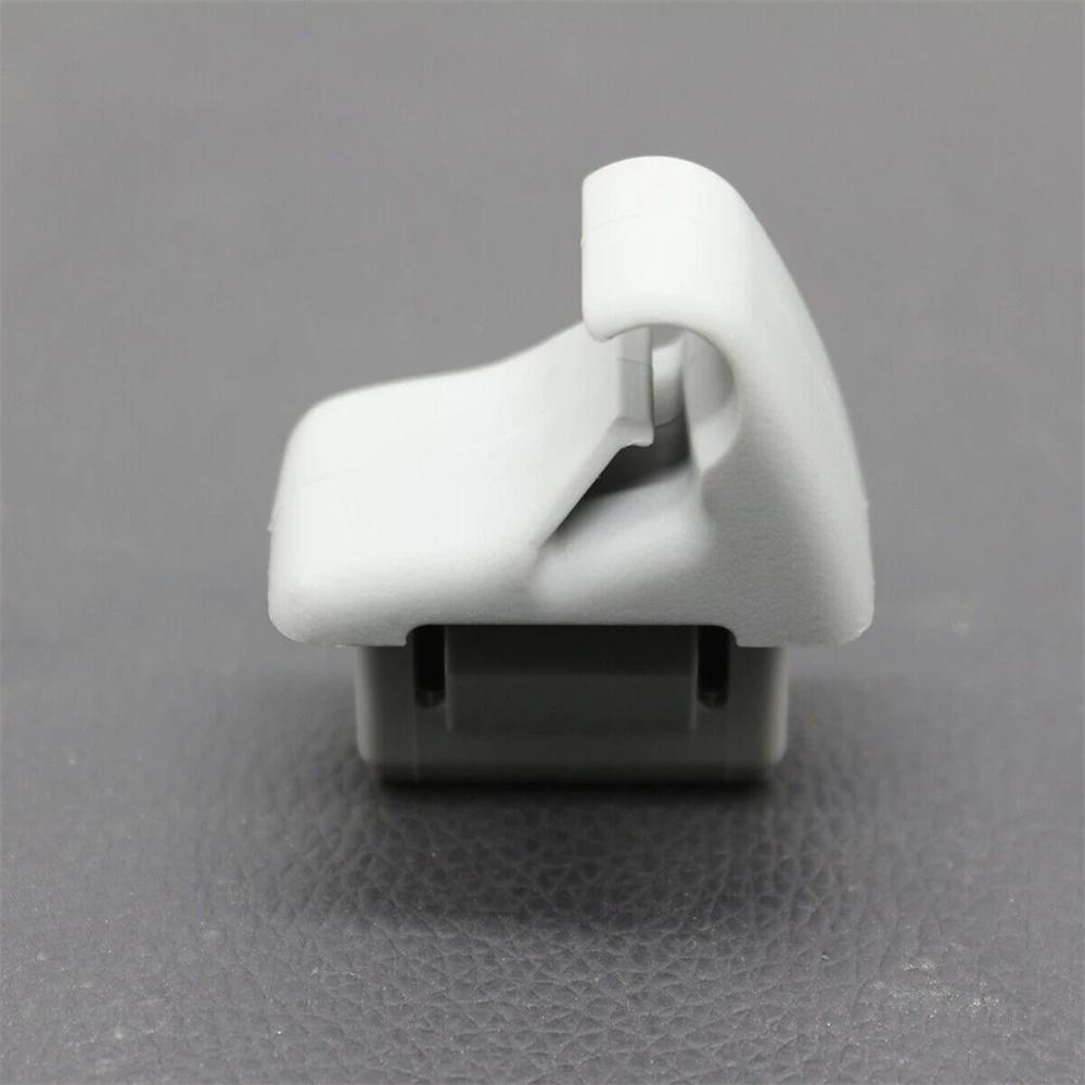 2Pcs Sun Visor Holder Clip Grey MR654343 For Mitsubishi Lancer Outlander Sport ASX