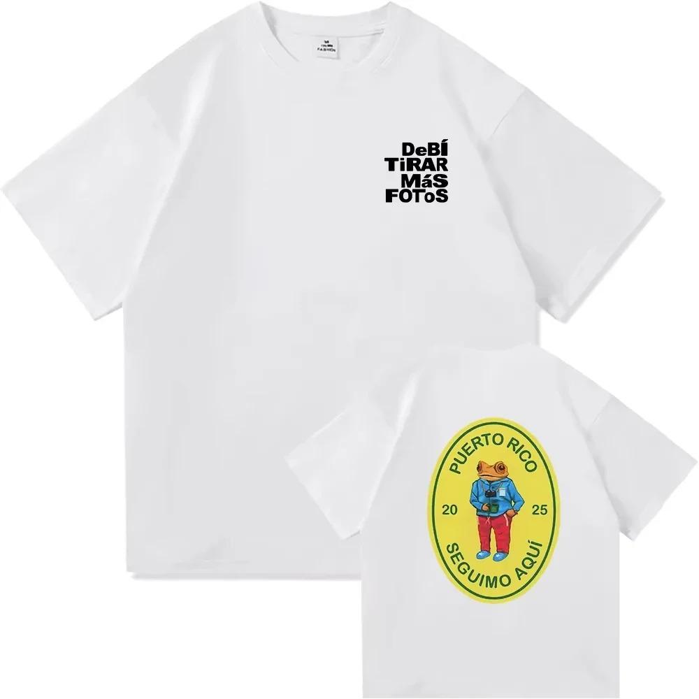 2025 DTMF Měl bys Fotit Víc Tričko BAD BUNNY Měl bys Fotit Víc Pánské Oblečení Harajuku Vysoce Kvalitní Topy