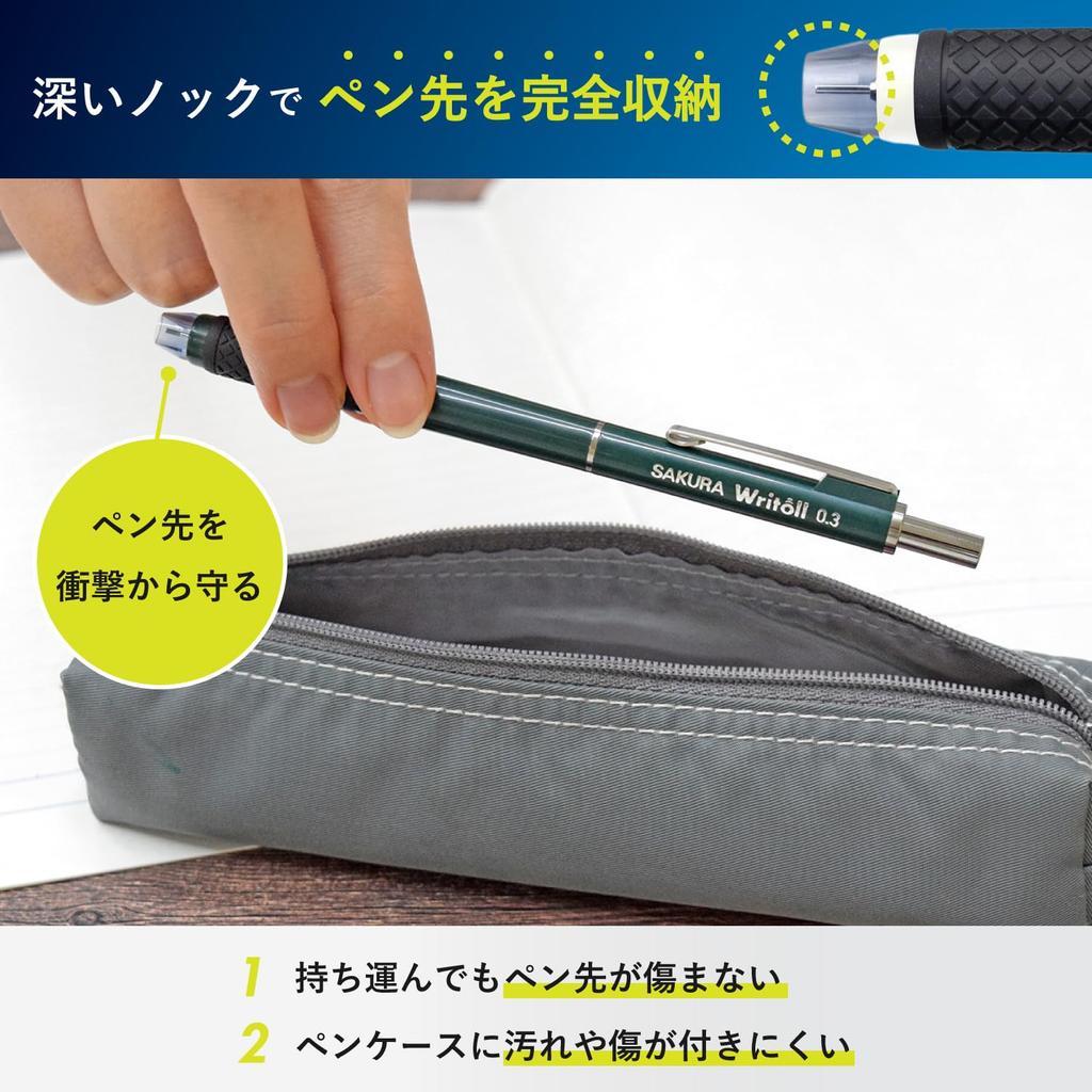 Sakura Crepas Druckbleistift Lightle White 0,3 mm NS503W#50