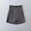 Korean High Waist Pencil Skirt – Autumn Slimming Hip-hugging Style with Belt