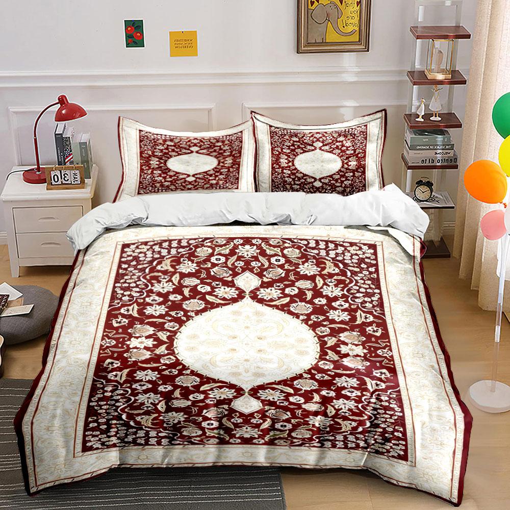 Floral and vine motifs. Bedding sets Duvet cover sets Duvet covers Pillowcases(1 * Duvet Cover 2 * Pillowcases without duvet insert) 135x200cm