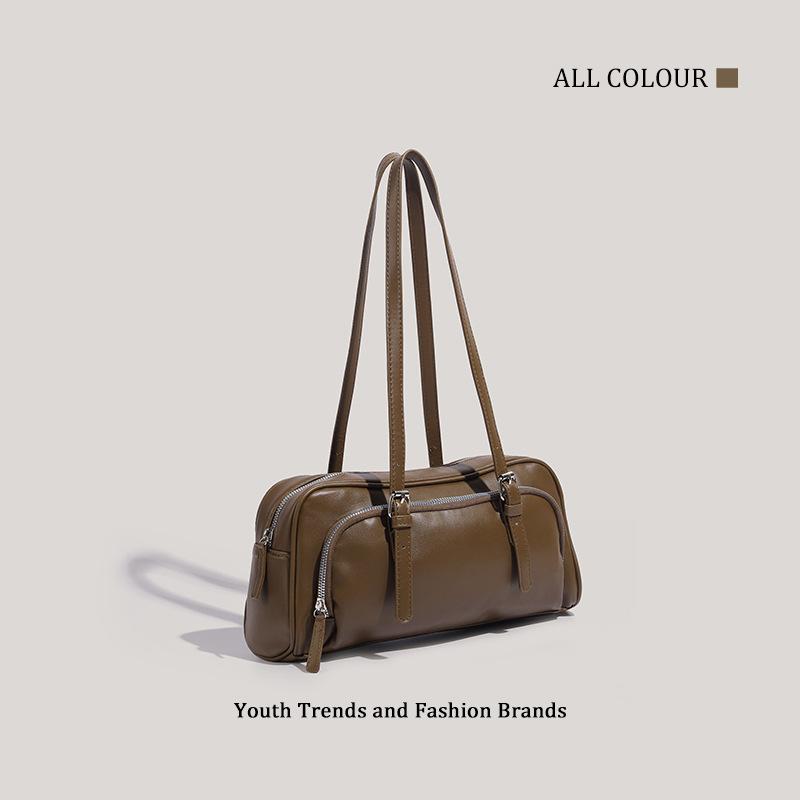 Bags New retro portable bowling bags Commuter high-end shoulder armpit bags