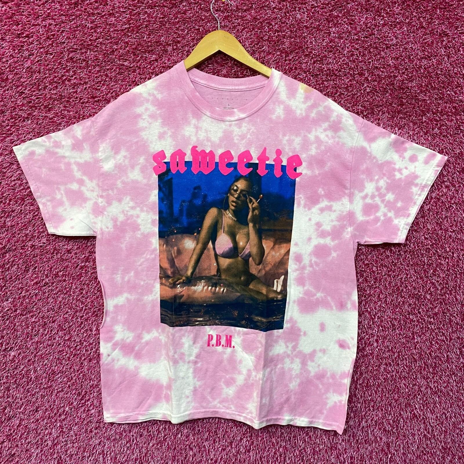 Saweetie PBN Icey Wifey Tie dye Tshirt size Large XXXXL