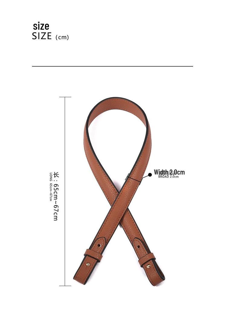 Buckle-Free Underarm Wide Bag Strap - Short Shoulder Replacement for Women's Bags