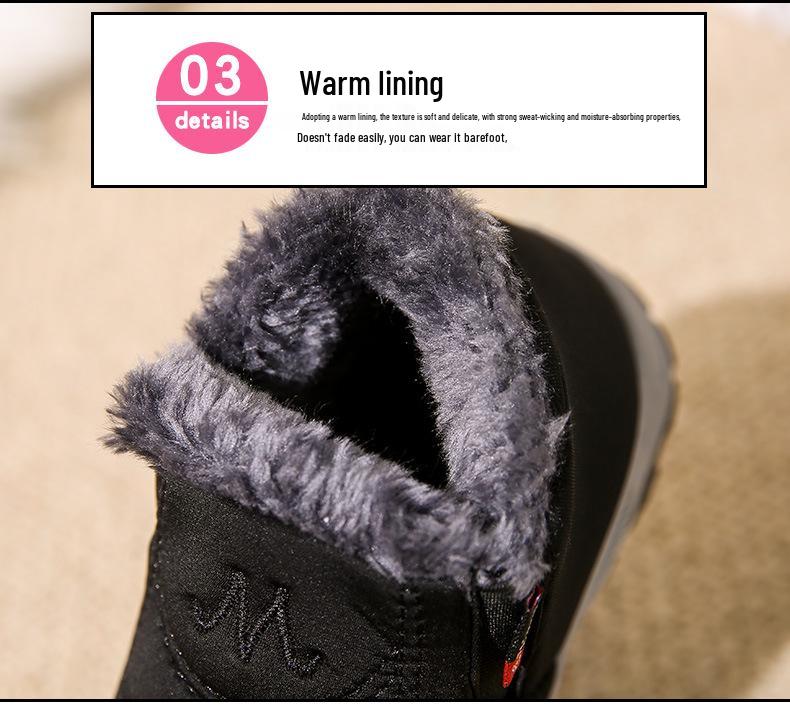 Men's Winter Non-Slip Warm Velvet-Lined Snow Boots