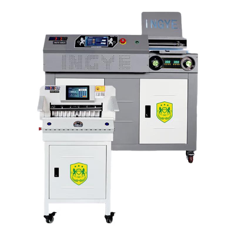 INGYE Automatic Glue Binding Machine with Paper Cutter
