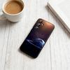 Die acht Planeten im Weltall Handyhülle Schwarzes Silikon Weich Für Samsung Galaxy A73,A72,A71,A70,A53,A52,A51