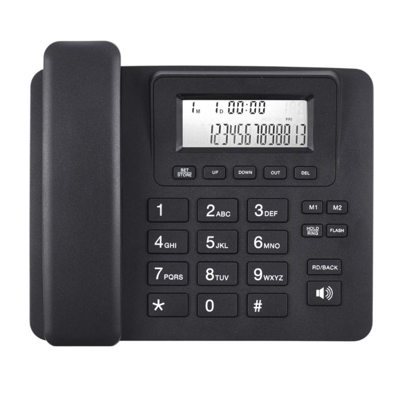 

Desktop Corded Telephone for Home Landline Telephone with Big Button Speakerphone Telephone for Home Office Hotel 1