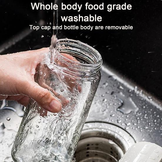 2 In 1 Oil Sprayer Bottle Dispenser for Kitchen Ergonomic Handle Oil Sprayer Control Oil Amount Simplify