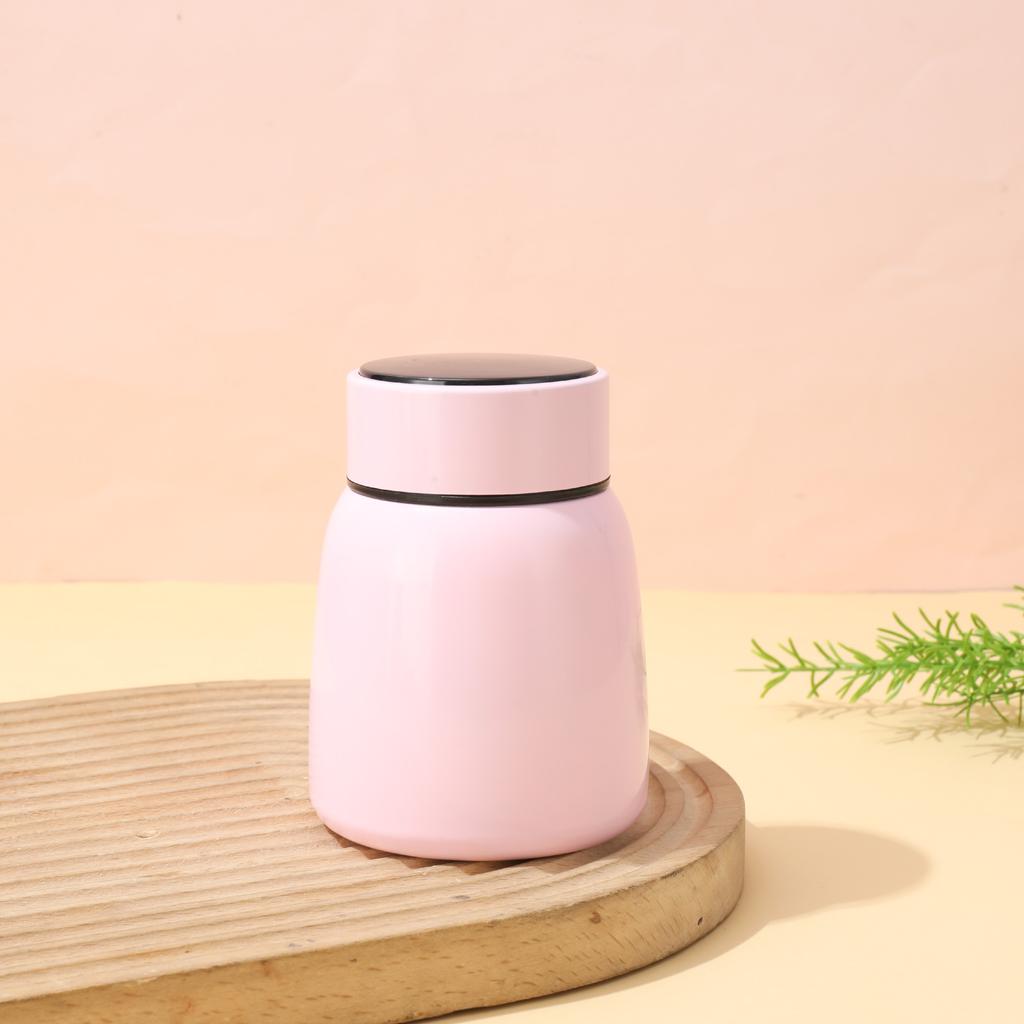Piccola mini tazza termica di alta qualità in acciaio inossidabile 304 per coppia, uso domestico, display della temperatura, tazza a doppio strato, tazza per stufato di tremella