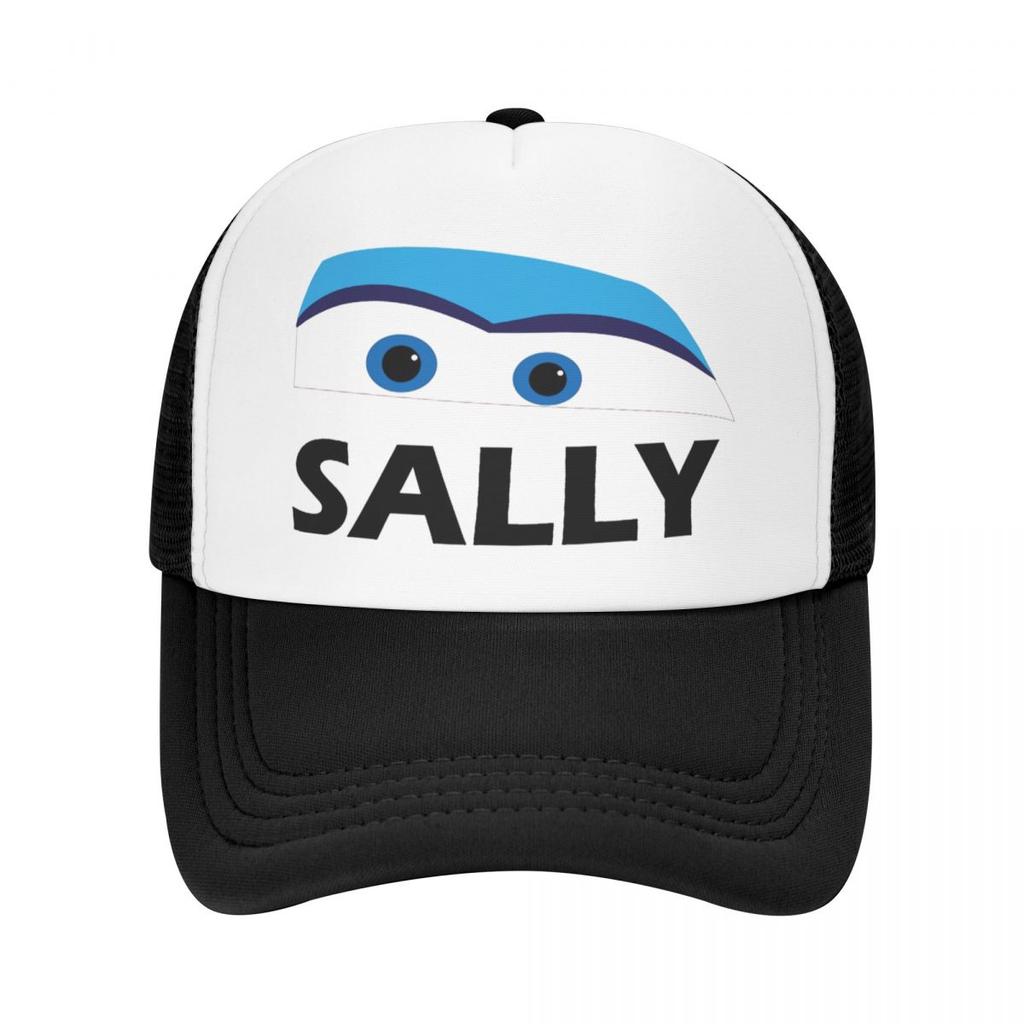 Ligtning Sally Eyes Mcqueen Foam Mesh Trucker Hat Vintage Summer Outdoor Mesh-back Baseball Cap Adjustbale