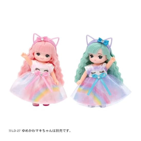 TAKARA TOMY "Licca-chan Doll LD-26 Yumekawa Miki-chan" Dress-up Doll Pretend Play Toy Ages 3 and up,