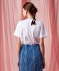 Pelimela Flower Short Sleeve T-Shirt (White)