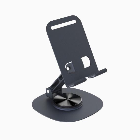 Wood Grain 360° Rotating Phone & Tablet Stand for Desktop or Car