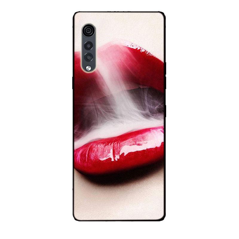 Etui do LG Velvet Czarny Zderzak Silikonowe TPU Miękkie Pokrowiec na Telefon Do LG Velvet 5G LM-G900 Etui Kreskówka Funda Do Etui LG Velvet