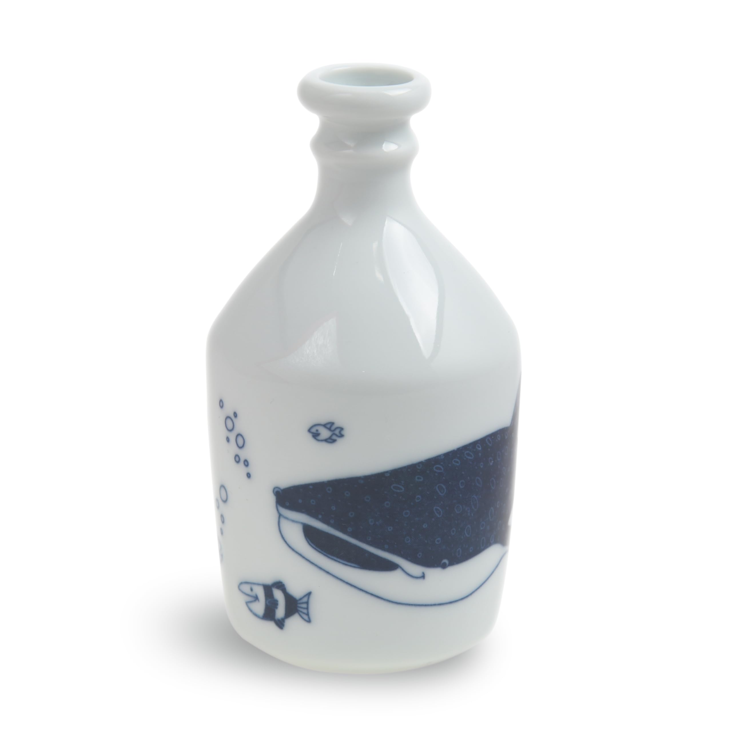 

natural69 Cocomarine Mini Compra Vase with Large Creature Design Natural69 Hasami Ware Cocomarine Home Microwave and Dishwasher Made in Japanese