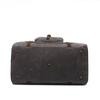 Waxed Canvas Luggage Leather Carry-on Travel Bag Casual Men's Bag Single Shoulder Crossbody Travel Bag