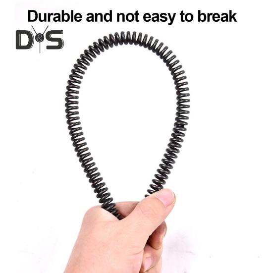 Unblock Spring Sewer Cleaning Brushes High Strength Spring Steel Dredge Spring Bead Chain Design Drain Cleaning Brush