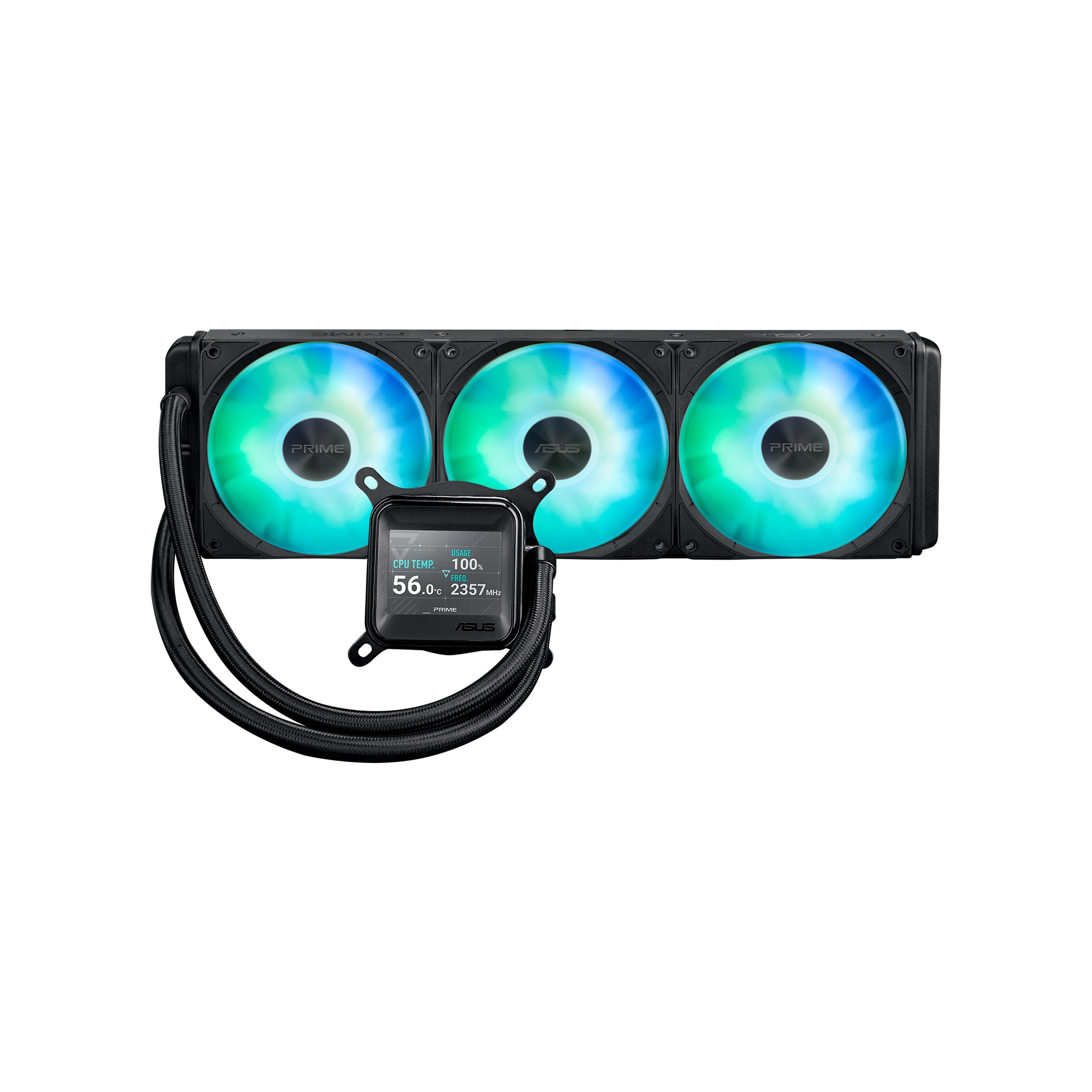 

ASUS CPU Cooler 360mm AIO Water Cooling Cooler LCD ASUS PRIME LC 360 ARGB LCD Official Japanese Dealer All-in-One