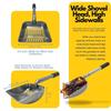 Metal Fireplace Ash Shovel Hollow Out Wood Stove Ash Sifter Iron Coal Shovel Fire Pit Tools for Fireplaces Outdoor BBQ Grills