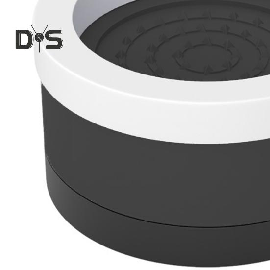 4Pcs Round Furniture Riser Heavy Duty Bed Riser Stackable Anti-slip Table Desk Couch Chair Sofa Cabinet Leg Lift Riser Heightening Foot Pad