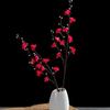Artificial Flowers Silk Plum Blossom Peach Branch New Year Festival Home Vase Table Outdoor Garden Wedding Party Decor DIY Gifts